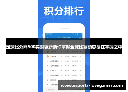 足球比分网500实时更新助你掌握全球比赛动态尽在掌握之中