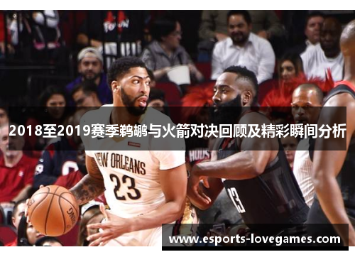 2018至2019赛季鹈鹕与火箭对决回顾及精彩瞬间分析